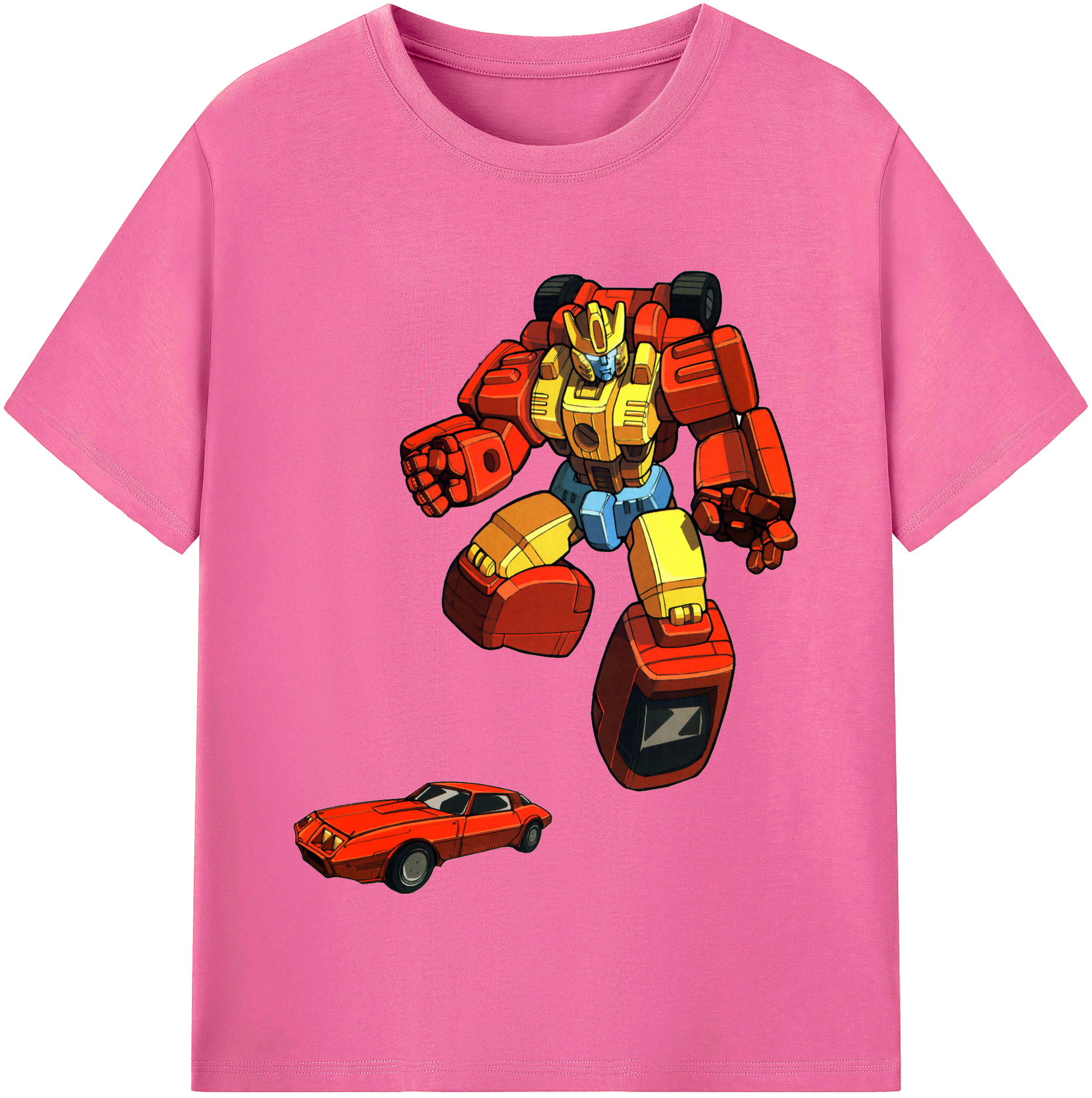 （画像用）  レディースカジュアルプリントTシャツ（綿100％）